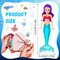 4 Pieces Summer Mermaid Dive Toys Mermaid Bath Toys Colorful Mermaid Pool Toys Swimming Pool Games for Boys Girls Teens Adults
